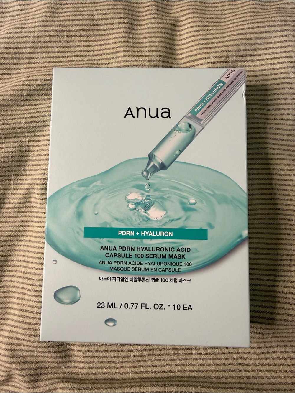 Anua PDRN Hyaluronic Acid Capsule Serum Mask